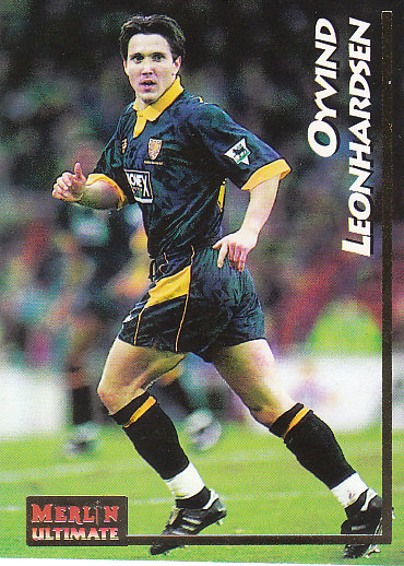 Oyvind Leonhardsen Wimbledon 1995/96 Merlin Ultimate #239